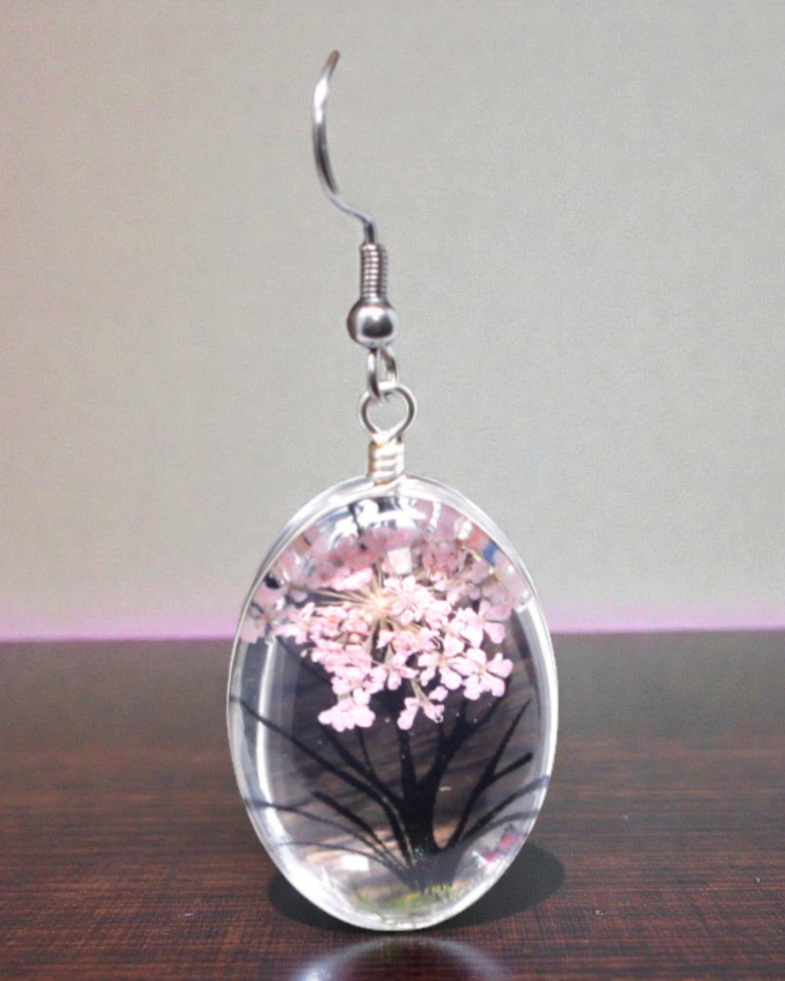 Grădină de trandafiri – Set de bijuterii cu flori uscate, Arborele Vieții