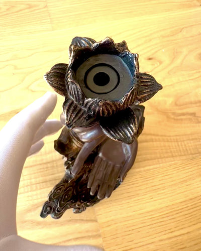 Mâna Mistică, Cădelniță, suport pentru tămâie cu Flux, posibilitate de personalizare cu gravură pentru cadou