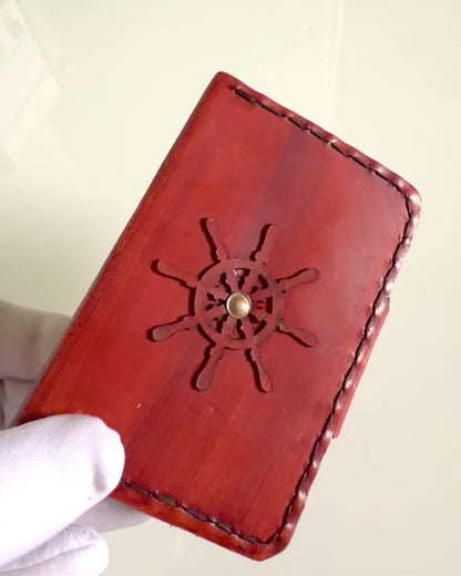 "Komandorskie Etui" – Etui pentru Ceas de Buzunar sau Busolă, Realizat Manual, cu Posibilitate de Personalizare