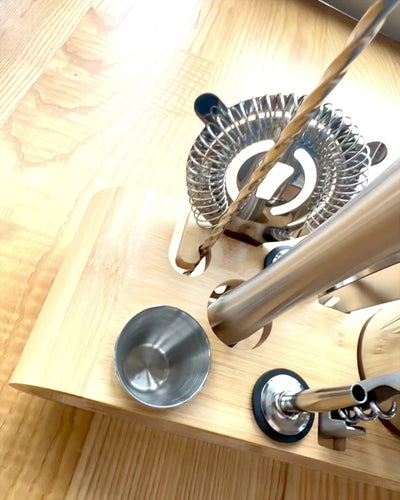 Set barman "MixMaster Pro", posibilitate de personalizare cu gravură pentru cadou