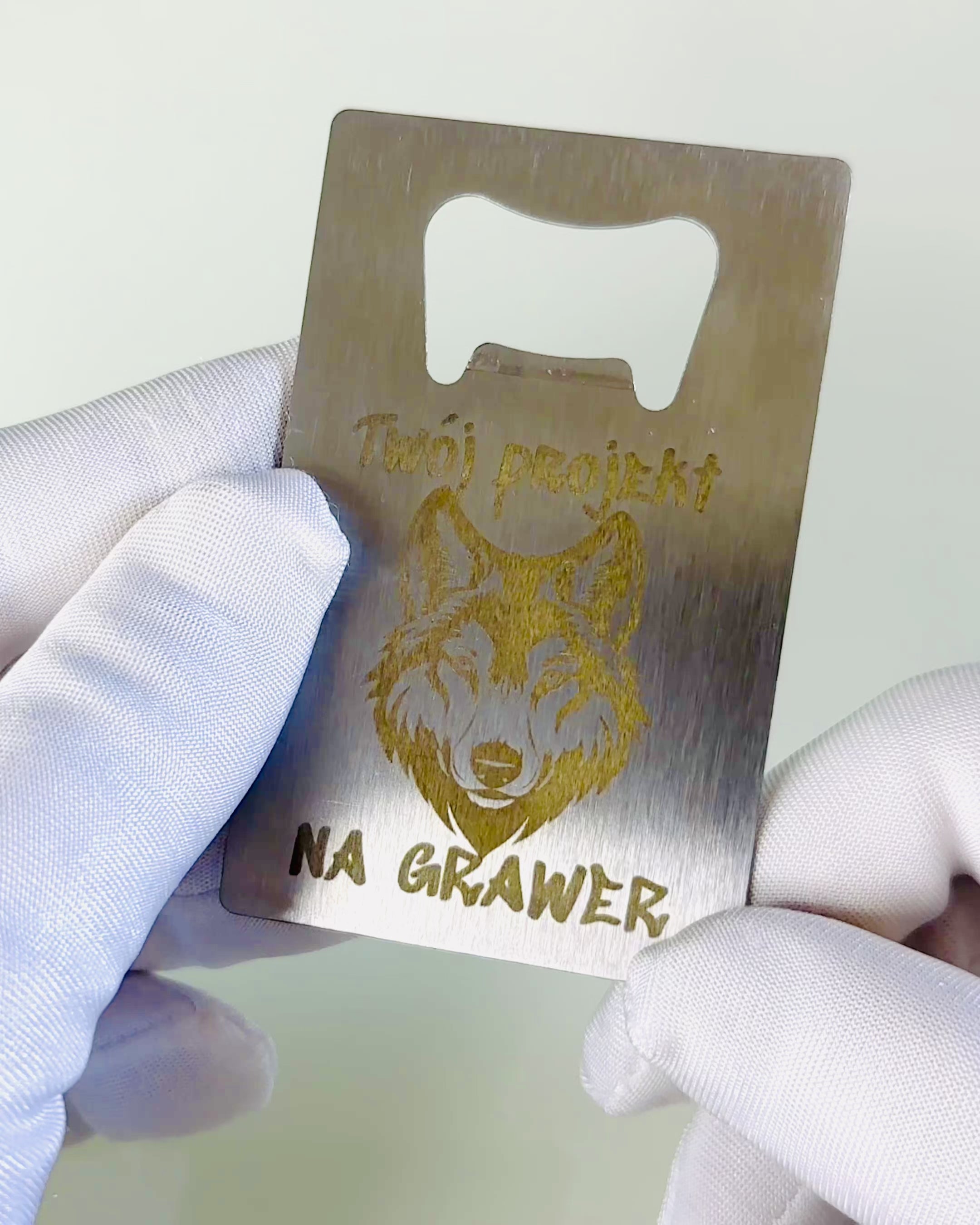 Deschizător de Sticle din Oțel Inoxidabil - Gadget Elegant și Practic - personalizare cu gravură