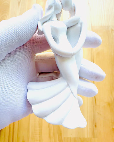 Elegant Union - Figurină Decorativă Mică cu Opțiune de Gravare - culoare albă