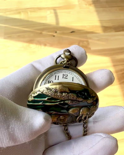 Ceas de buzunar "Vintage Explorer" cu posibilitate de gravare