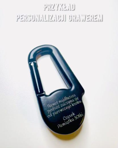 Busolă carabinieră cu termometru, breloc - posibilitate de gravare
