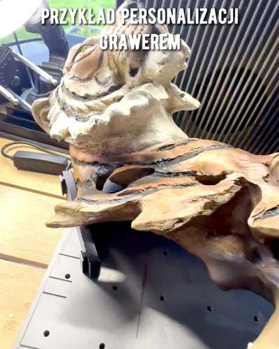 Statuetka "Tygrys Król Dżungli" z Opcją Grawerowania, figurka 29 cm wysokości, dekoracja na prezent