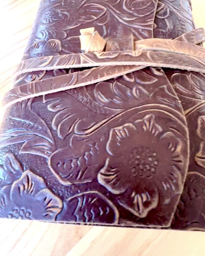 Notatnik Premium din Piele „Eleganța Naturii” - 200 de pagini, 120g, caiet, caiet de schițe, 2 culori la alegere, personalizare cu gravură