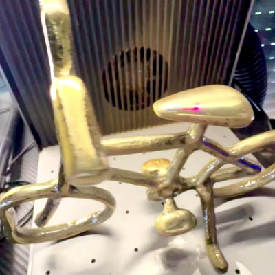 Figurină bicicletă MT209 din metal, cu posibilitate de personalizare prin gravură
