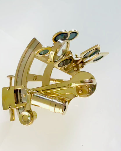Sextant Artistic de culoare aurie - posibilitate de personalizare cu gravură
