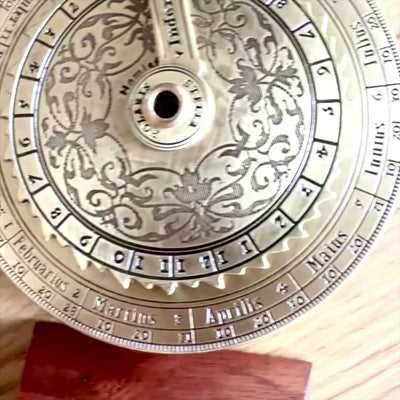 Zegar Gwiazdowy Nokturnal Mechaniczny Komputer Pływów Abacus H31 z Personalizowanym Grawerem