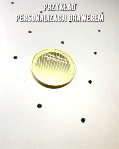 Monedă Goală Provocare cu Posibilitate de Personalizare prin Gravură – Colecționabilă, 40mm, patru modele