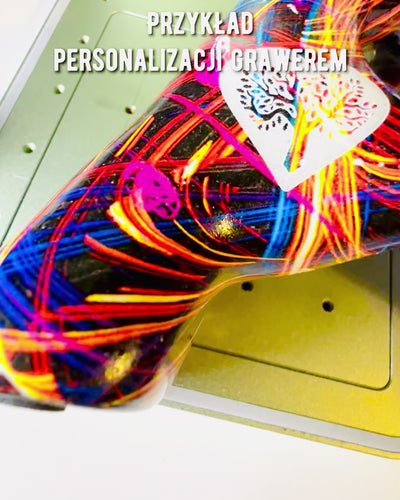 Kalejdoskop Serce – Ornament Manual din Rășină cu Posibilitate de Gravare