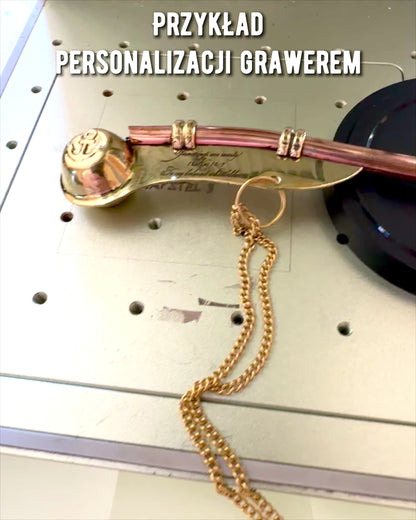 Fluier „Eleganța Sunetului” - posibilitate de personalizare cu gravură