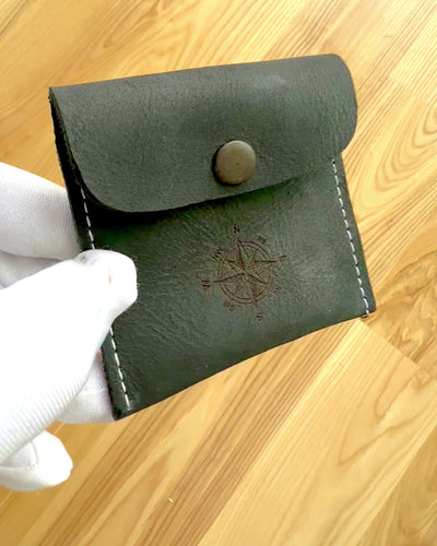 Etui pentru ceas de buzunar sau busolă Călător - posibilitate de personalizare cu gravură