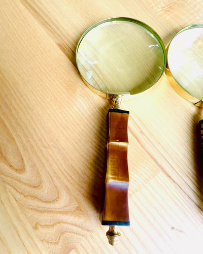 Lupă Retro Mare, posibilitate de personalizare pentru cadou cu gravură - variante disponibile