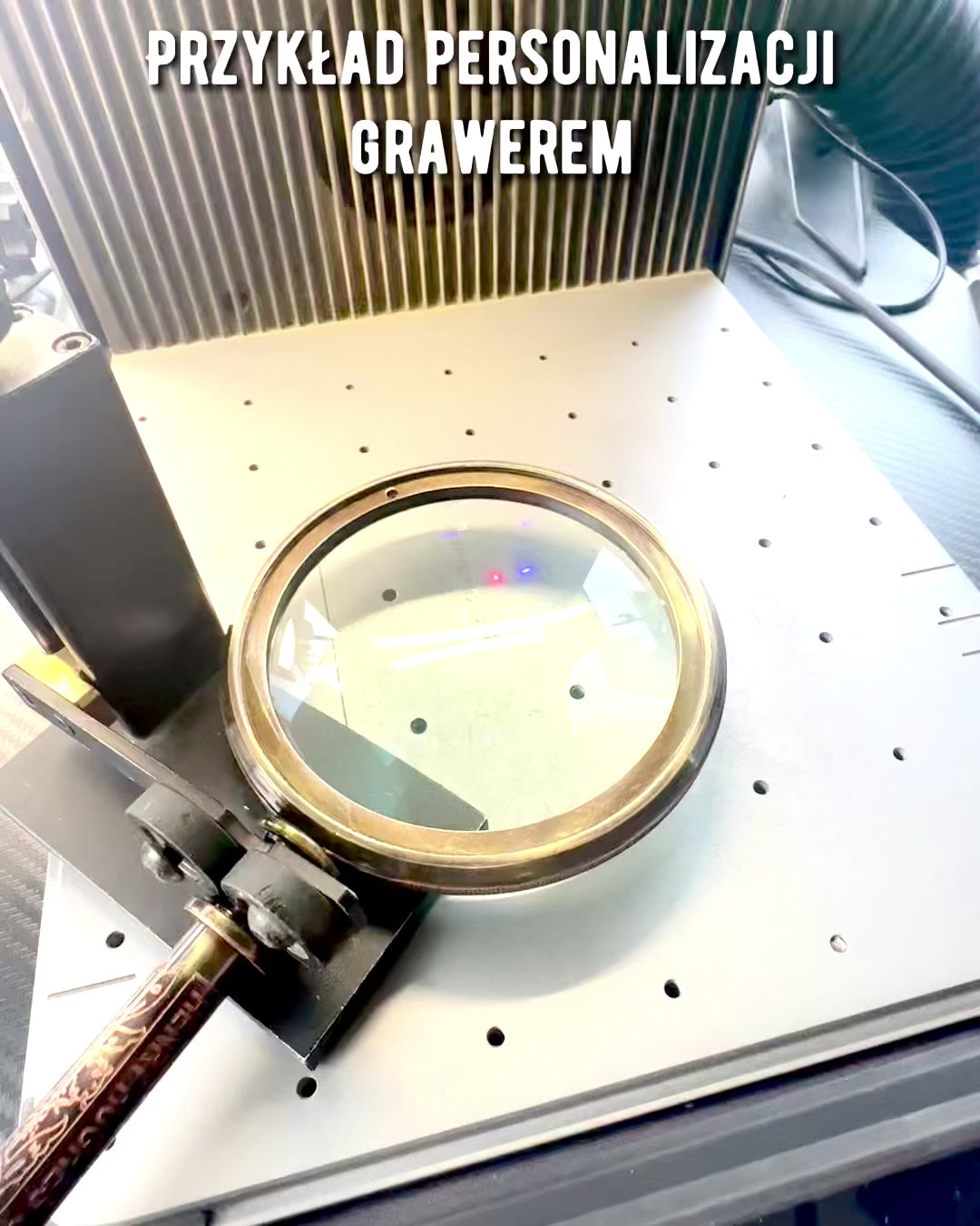 Lupa Mosiężna Navigator 1941 z Etui Skórzanym – Ręcznie Wykonana, Premium, możliwość personalizacji na prezent