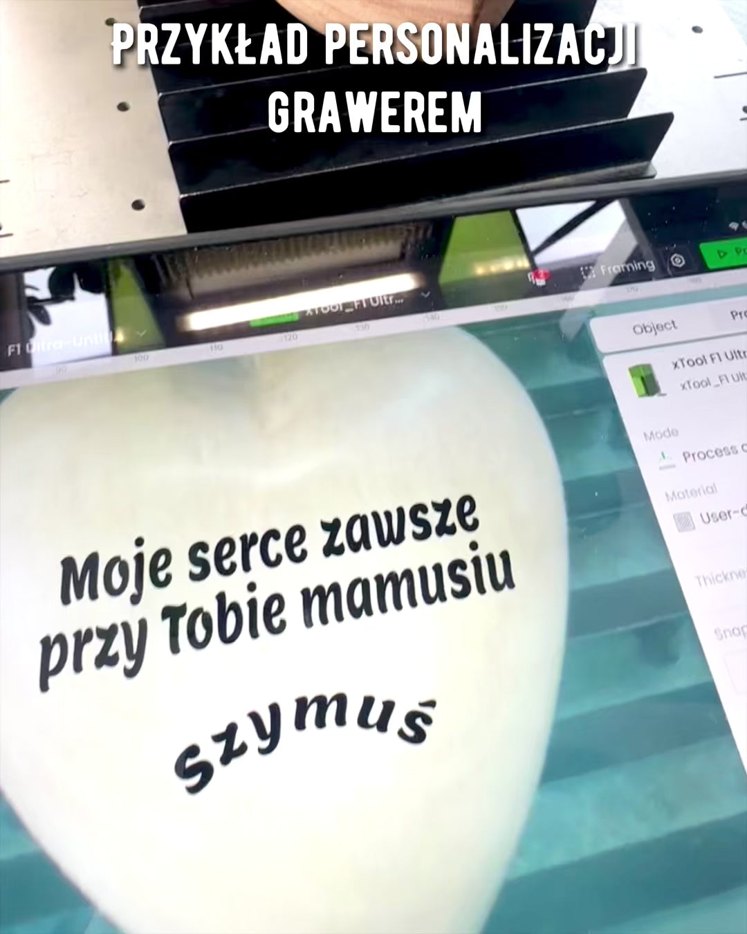 Inimă din lemn, cutie de 9 cm pentru Sentimente Secrete, posibilitate de personalizare cu gravură pentru cadou