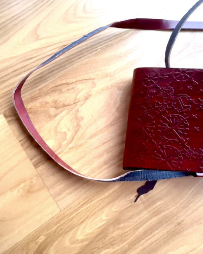 Etui din piele, husă pentru bastoane de mers - posibilitate de personalizare cu gravură pentru cadou