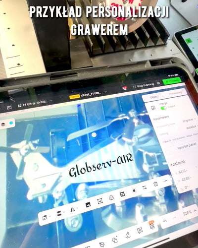 Model Metalic de Elicopter „SkyRider” – Suport Birou Reglabil cu personalizare gravură pentru cadou