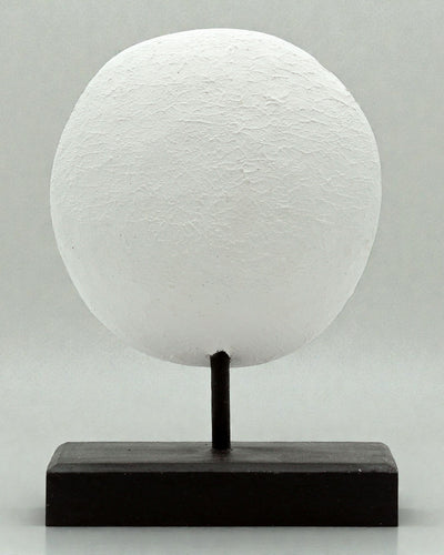 Mască timoreză Gardianul Strămoșilor 27x20 cm – Albă