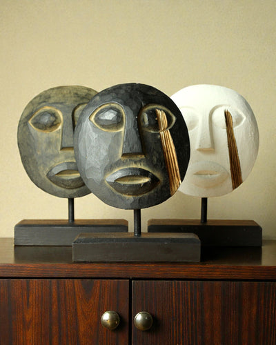 Mască Timoreză Gardianul Strămoșilor 27x20 cm – Antică