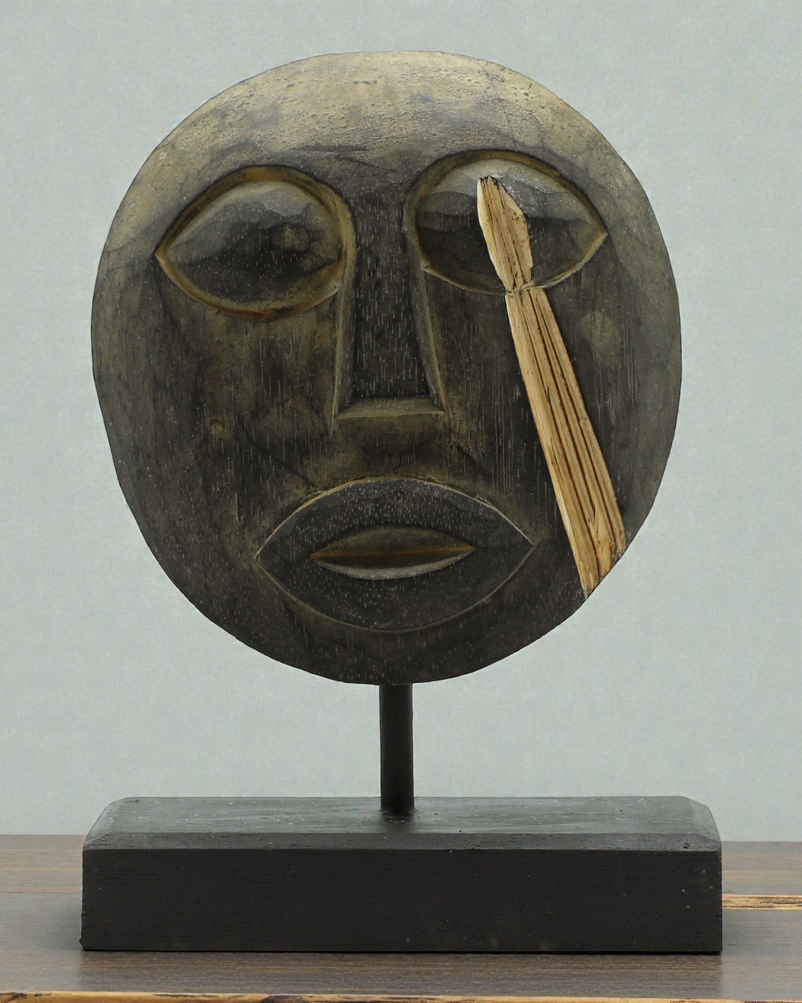 Mască Timoreză Gardianul Strămoșilor 27x20 cm – Antică